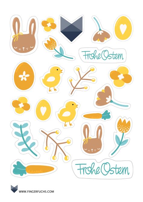 Drucken sie die kostenlosen vorlagen für ihr kind aus und reichen ihm sein. Sticker für Ostereier zum Ausdrucken - Freebie - Ostern ...