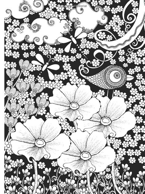 Amazon.com: Creative Haven Midnight Garden Coloring Book ...