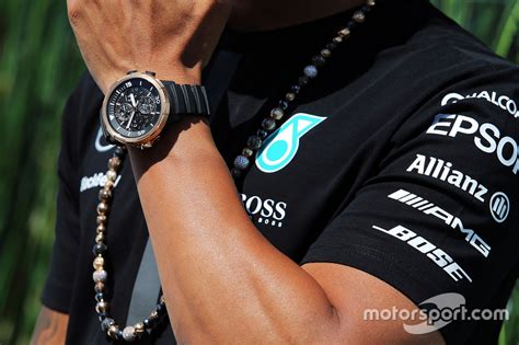 Maybe you would like to learn more about one of these? The watch worn by Lewis Hamilton, Mercedes AMG F1 at Canadian GP