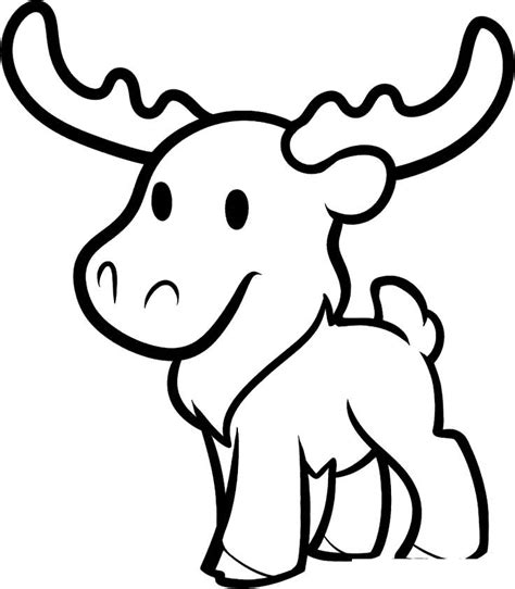 In the website, there were sections where visitors can meet the characters, watch videos, download media (such as coloring pages, wallpaper or songs) and more. Moose Coloring Pages Baby Moose - Free Printable Coloring ...