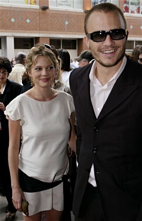 As michelle becomes a mother for the second time, we take a look back at her. Heath Ledger, Michelle Williams - Heath Ledger and Michelle Williams Photos - Actor Heath Ledger ...