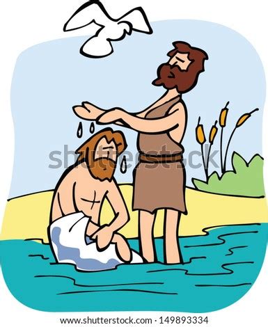 Find the perfect john the baptist stock illustrations from getty images. Jesus Baptized By John Baptist Stock Vector 149893334 ...