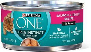 As expected, the protein % is pretty high (35%) and it's loaded with quality meat meals (4 of them). Purina ONE True Instinct Recipes Wet Cat Food - (24) 3 oz ...