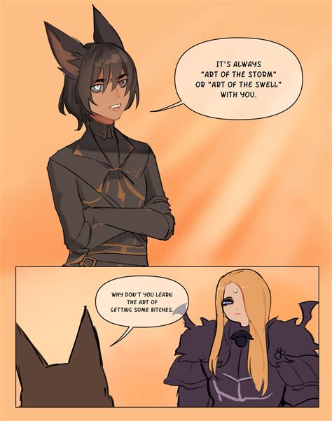 I haven't played on a male character but that's more or less what it felt like with a female wol, it never felt like there was any flirting/romantic interest going on. Alisaie X Wol : Ffxiv Quotes Tumblr Xiv Mod Tumblr ...