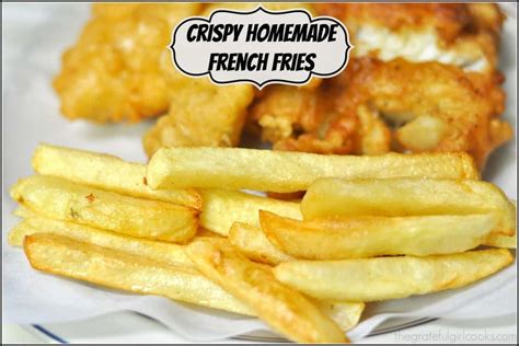 You will love this recipe. Crispy Homemade French Fries | The Grateful Girl Cooks!