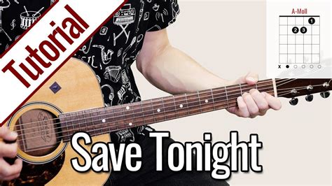 Out 21/5 pre save the single here. Eagle-Eye Cherry - Save Tonight | Gitarren Tutorial ...