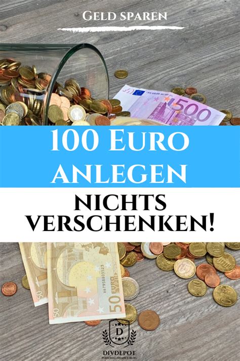 100 Euro im Monat anlegen - dein Start - DIVDepot | Geld ...