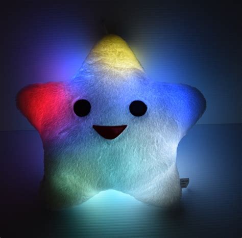 Led luminous light up pillow star waist cushion glow plush throw pillows gift. LED Light Up Star Pillow | Eternity LED Glow