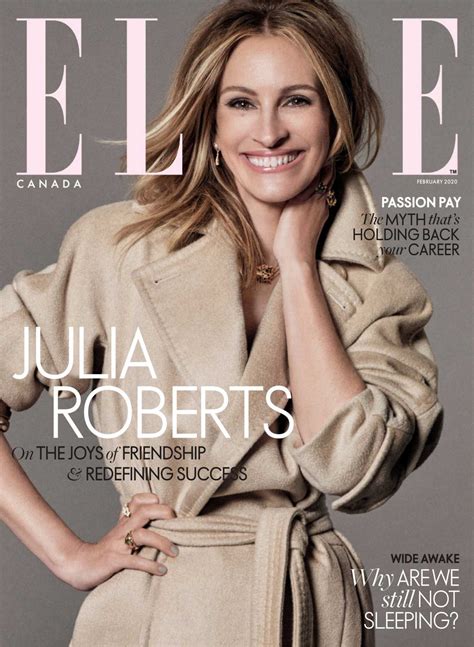 Доченька актрисы стала для неё вторым ребёнком. Julia Roberts - Elle Canada Magazine (February 2020 ...