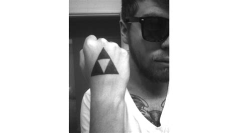 Triforce :D | Nerdy tattoos, Hand tattoos, Tattoos