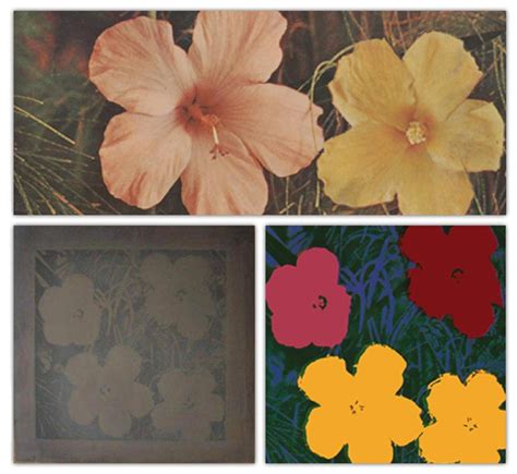 Some random rhythm examples include splatters of paint or shells on a beach. Warhol's Flower Silk Screen Stolen in Major Art Heist ...