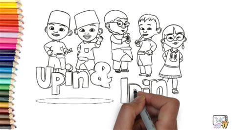 The official upin & ipin facebook fanpage. Sketsa Mewarnai Gambar Upin Ipin - Gambar Upin dan Ipin