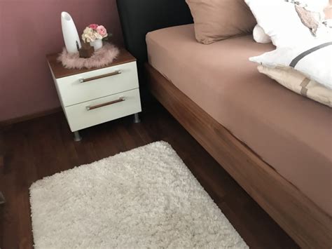 Doppelbett mit 2x lattenrost und 2x matratze. Hülsta Metis Bett Nussbaum massiv mit Lederrücken schwarz - Gratis Inserate