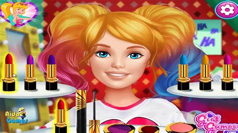 ¡juegos de barbie gratis online en clavejuegos! Barbie tutorial de belleza como las youtubers - juegos para niñas - YouTube