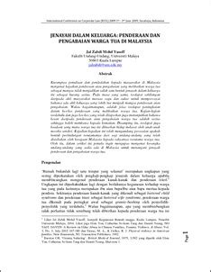 Ketika manusia kehilangan kemanusiaannya itulah saatnya kita tak lagi menjadi manusia penderaan dan pengabaian warga tua di mana hak. Jenayah dalam keluarga: Penderaan dan pengabaian warga tua ...