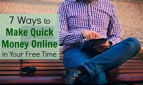 Maybe you would like to learn more about one of these? 7 Ways to Make Quick Money Online in Your Free Time | Young Adult Money