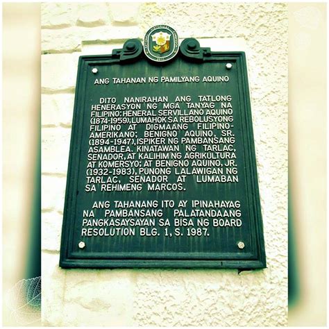 Learn about the aquino family crest, its origin and history. THIRD WORLD TRAVELER: AQUINO ANCESTRAL HOUSE TARLAC CITY