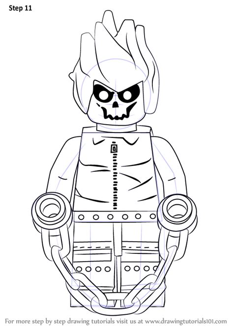 Ghost rider is a hack and slash video game published by 2k games, climax studios released on february 23rd, 2007 for the sony playstation 2. Learn How to Draw Lego Ghost Rider (Lego) Step by Step ...