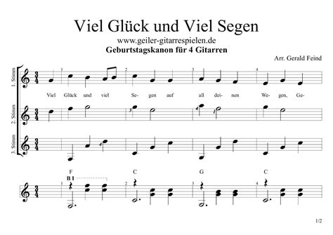 All title author text subject lists advanced. Viel Glück und viel Segen für Gitarre | Einfach geiler ...