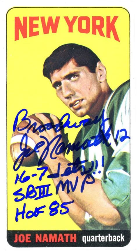 Check spelling or type a new query. Joe Namath | PSA AutographFacts™