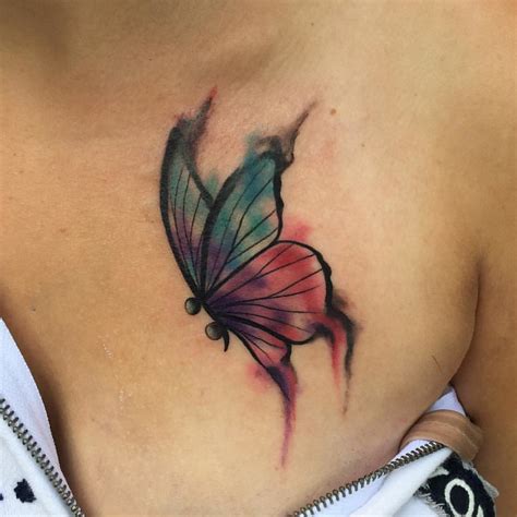 The basis for this image's interpretation is the insect's life cycle. A #watercolor #butterfly I did today #tattoo #tattoos #fus ...