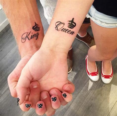 Ankle 125 his and hers tattoo inspirations. 34 Matching Couple Tattoos All Lovers Will Appreciate ...