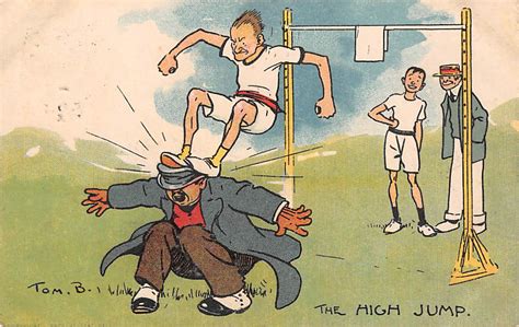 It shares land borders with wales to its west and scotland to its north. Engeland The High Jump Sport Cartoon Illustrator Tom ...