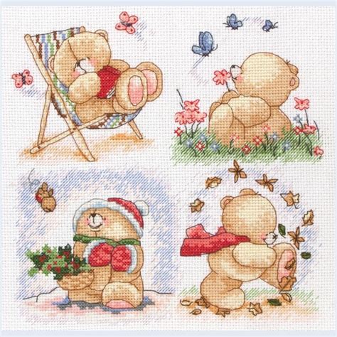 Also, free pattern downloads for beading, cross stitch, knitting, crochet. Kousen :: Handwerken :: Breigarens - Forever Friends - The ...