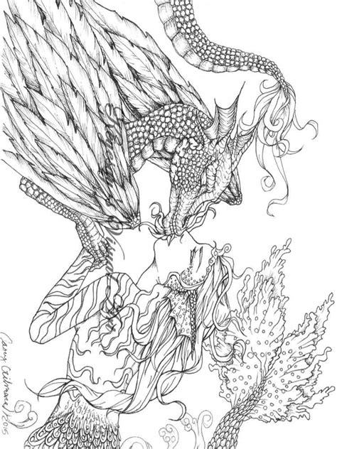 Free online printable coloring pages for adults. Fantasy coloring pages for adults. Free Printable Fantasy ...