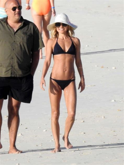 Anthony jones, monica richards feat. Kelly Ripa Flaunts Flawless Beach Bod in Tiny Black Bikini ...