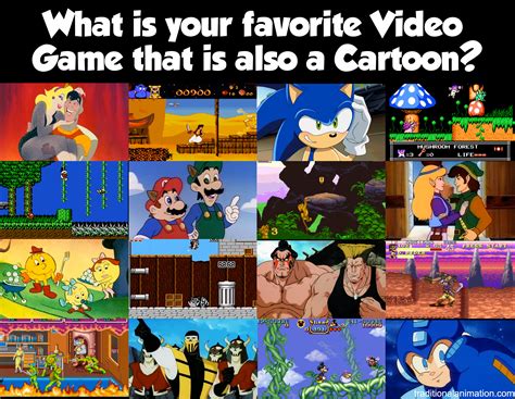 Step into the shoes (or squarepants) of your best animated buddies from tv or totally new characters and jump prove your cartoon knowledge with a fun quiz. What is your favorite Video Game that is also a Cartoon ...