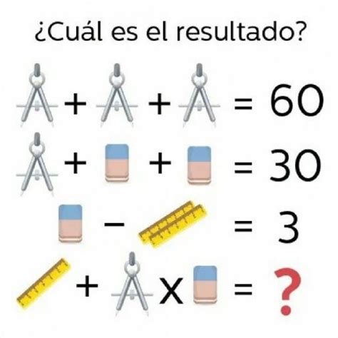 Juegos de lógica, memoria, matemáticos, tests de inteligencia. Sólo para genios. Cuál es el resultado?? Comenten :v Para más imágenes graciosas visita: https ...