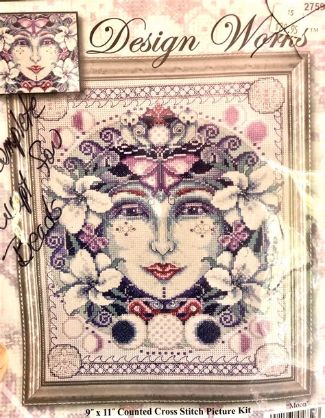 We blow our competition out of the water, providing up to 5 patterns for the one price which can save you over $60 upfront. Design Works Moon Counted Cross Stitch Kit No. in 2020 ...