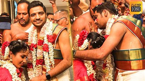 Did you know they were married? Actor Sathish - Sindhu's Wedding Scenes! Emotional Moments of Marriage