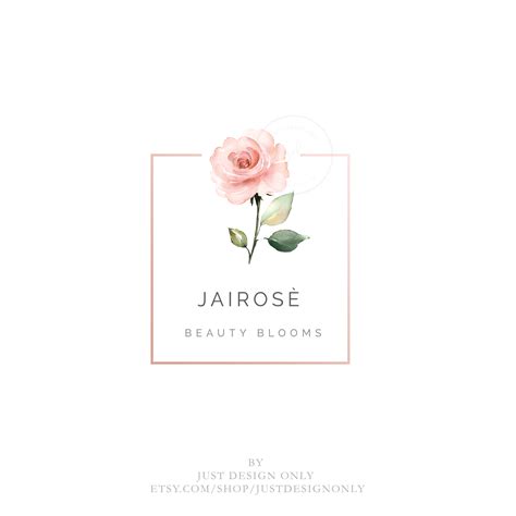 People don't visit social media. Premade Logo Design, Rose Logo, Flower Logo, Photography ...