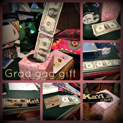 19 diy gift ideas for teenage boys they'll think are cool 1. Grad gag gift. Money taped together and put in tissue box ...