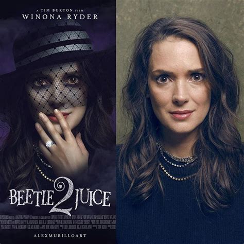 From wikipedia, the free encyclopedia. Before and after : Winona Ryder poster for BeetleJuice2 # ...