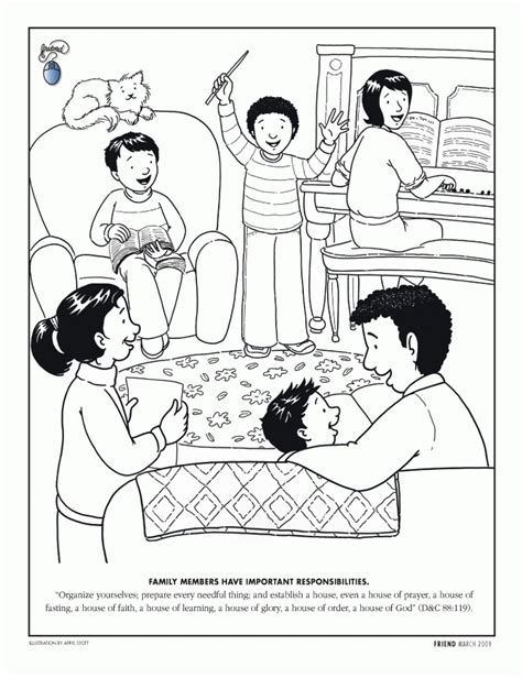 Coloring pages are designed for use with crayons or other colored markers. Coloring Pages Of Families Going To Church - Coloring Home