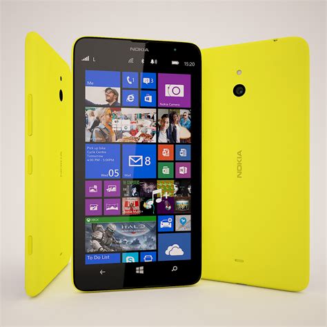 Whether you're looking for the best selfie phone or the latest device, explore more. Nokia Lumia 1320 Yellow 3D model | CGTrader