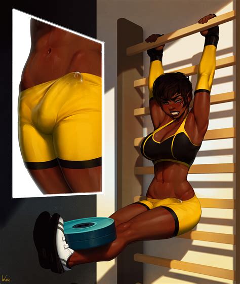 Ebony female bodybuilder flexing and toying. Futapo! | Cartoon Porn Gallery For Futanari,Comics and ...