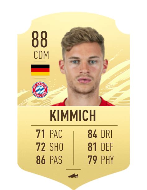 Joshua kimmich in #ucl + #bundesliga 2020/21 = mal in der startelf @fcbayern assists pic.twitter.com/tpdcq4kxld. FIFA 21 Ratings: Bayern Spieler kommen unter die Räder ...