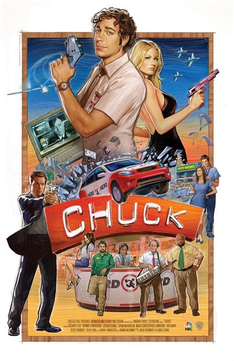 Chuck, un informaticien d'une vingtaine d'années, renferme, dans son cerveau, une base de regardez chuck ! Sección visual de Chuck (Serie de TV) - FilmAffinity