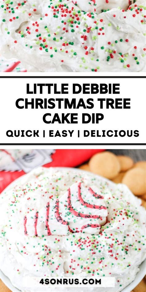 Little debbie copycat recipes to make at home. Little Debbie Christmas Tree Cake Dip - 4 Sons 'R' Us ...