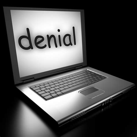 denial word on laptop 7612342 Stock Photo at Vecteezy