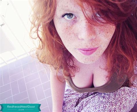 Dp that redhead with the great tits! This redhead knows how to make a great selfie! - Redhead ...