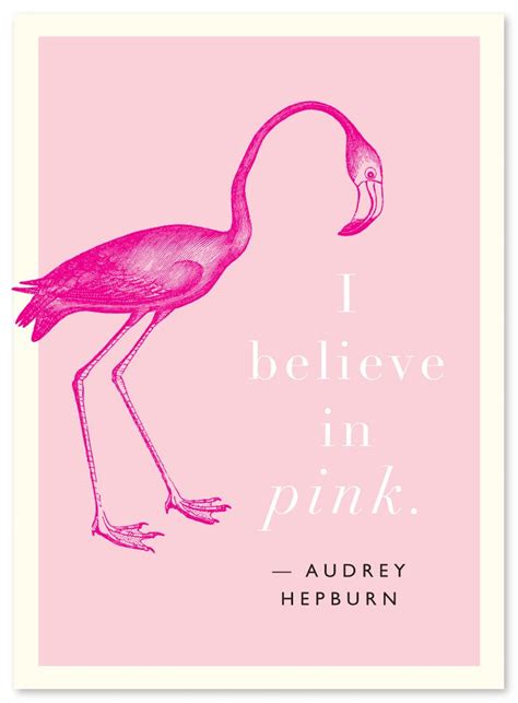 I believe that laughing is the best calorie burner. Audrey Hepburn "Pink" Quote | Pink, Pink quotes, Hepburn