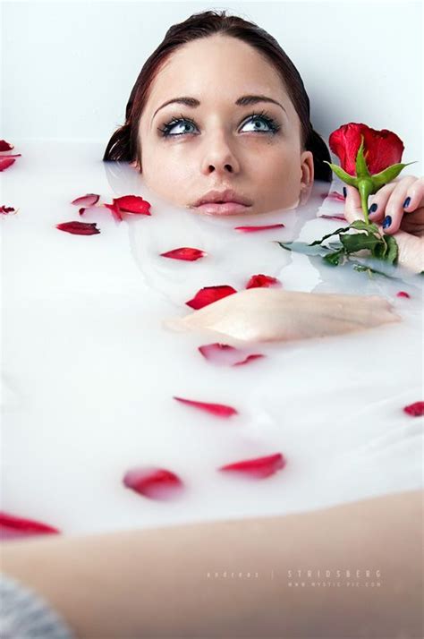Pictures are so beutifull and the baby having fun. Soakin milk II by Stridsberg on deviantART | Milk bath ...