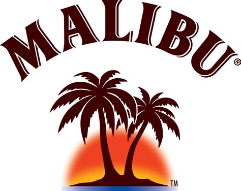 Malibu black rum 1 75l. Malibu rum Logos