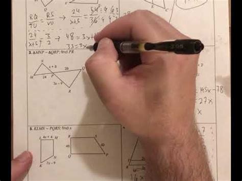 Geometry/math ii unit 6 unit title: Unit 6 Similar Triangles Homework 4 Similar Triangle ...