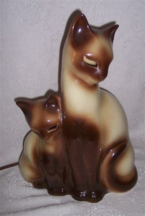 Get the best deal for siamese cat lamp from the largest online selection at ebay.com. Kron Siamese Cats TV Lamp with Light Up Eyes - Mid Century ...